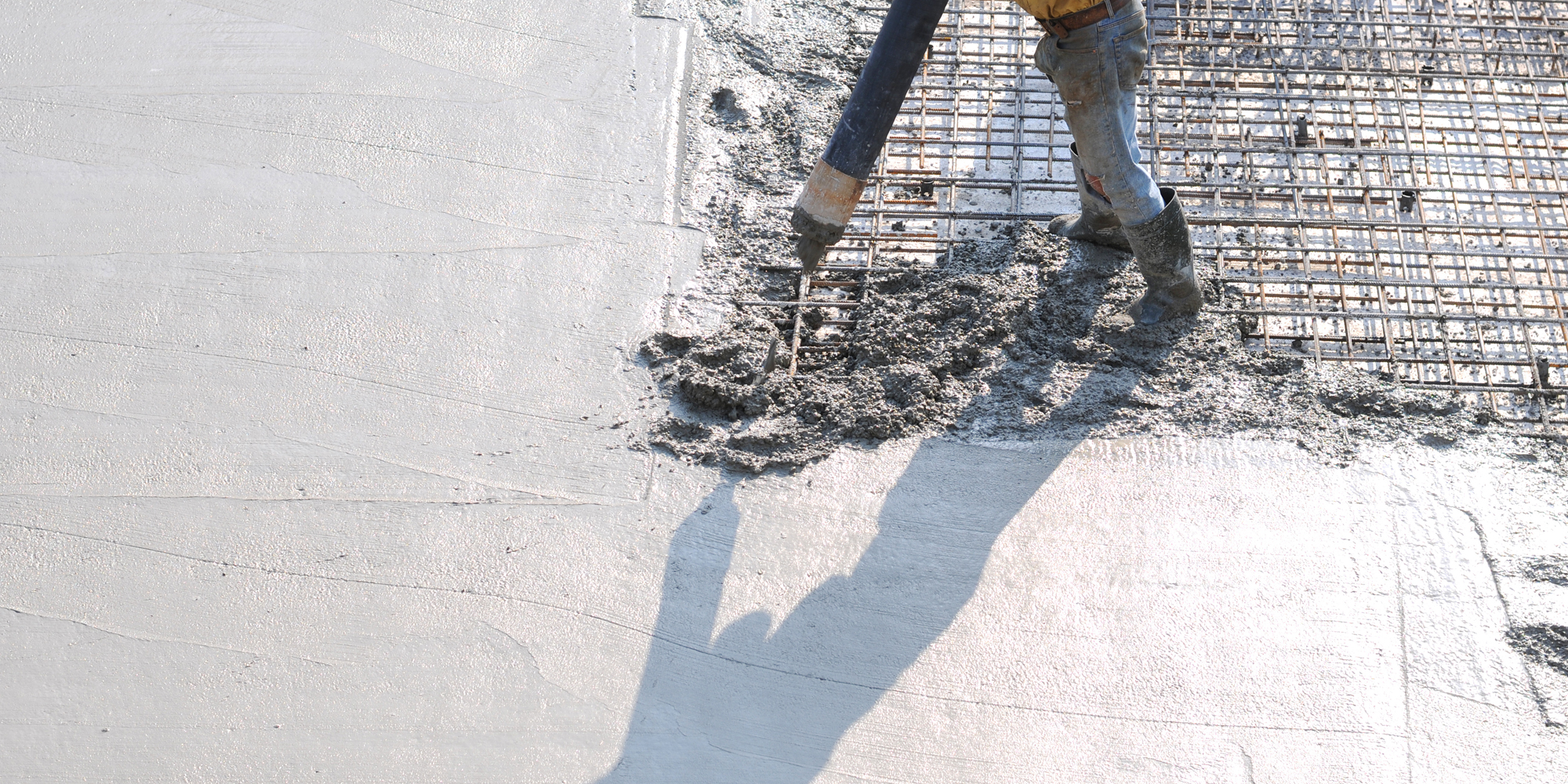 Concrete Pouring During Commercial Concreting Floors Of Building